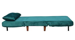 Одноразмерный Простой чистый зеленый микрофибра ткань диван-кровать каркас с подкладкой и сидением - Product Image 6