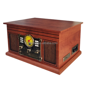 เครื่องเล่นแผ่นเสียงแผ่นเสียง1200ไวนิลไม้สไตล์วินเทจย้อนยุคเครื่องเล่นเพลง - Product Image 4