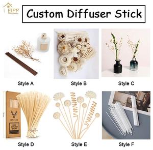 Lujo 50ml 100ml 150ml <span class=keywords><strong>200ml</strong></span> Vidrio Cuadrado redondo Sin llama Flor seca Aromaterapia Reed Difusor Botellas de vidrio con palo - Product Image 5