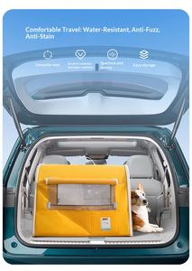 Tapis de <span class=keywords><strong>voiture</strong></span> pour animaux de compagnie pour siège arrière et siège copilote, lit de <span class=keywords><strong>voiture</strong></span> pour chiens de taille moyenne et grande, tapis d'isolation anti-salissures pour <span class=keywords><strong>voiture</strong></span> - Product Image 6