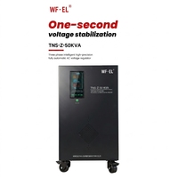 Regulador de Voltaje Automático Trifásico Industrial WF.EL TNS-50KVA, SVC 304V-456V 50/60Hz, Personalizado, Certificado CE, 98% de Eficiencia
