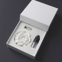 Diffuseur d'huiles essentielles en céramique parfumée à la fleur de pivoine en porcelaine faite à la main, clip de ventilation de voiture, diffuseur d'arômes pour la maison