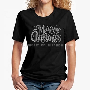 कस्टम फ्रेंडली फ्लैबैक क्रिसमस क्रिस्टल हॉट फिक्स गर्मी रैइनस्टोन ट्रांसफर - Product Image 3