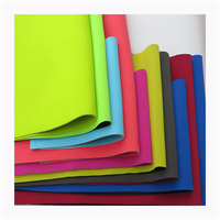 Spor giyim için 2mm 3mm neopren laminat sarı Polyester kumaş