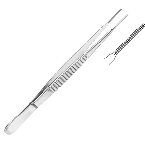 COOLEY Pince à tissus atraumatiques droite 20cm 2mm Instruments chirurgicaux cardiovasculaires de qualité allemande en acier inoxydable mahersi - Product Image 6