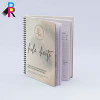 Carnets d'exercices en anglais à 4 lignes, reliés en spirale, personnalisés et imprimés, vente en gros à prix réduit