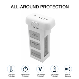 4500mAh 15.2V nâng cấp Drone Pin cho <span class=keywords><strong>DJI</strong></span> <span class=keywords><strong>Phantom</strong></span> <span class=keywords><strong>3</strong></span> Pro/Tiêu chuẩn/tiên tiến 4K /SE thông minh chuyến bay Pin thay thế - Product Image 5