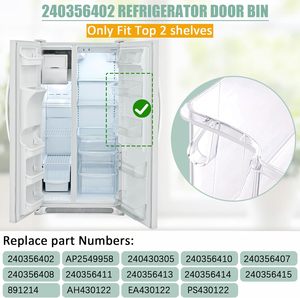 240356402 Étagère/panier de <span class=keywords><strong>porte</strong></span> de réfrigérateur électrique neuf de remplacement pour Frigidaire/Réfrigérateur à usage domestique - Product Image 3