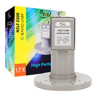 TNTSTAR NEOSAT NSLF 5200 Nouveau LNB universel à gain élevé en bande C avec LNB universel haute performance