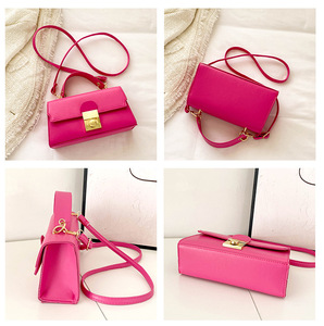 Bolso de Mano para Mujer, Diseño Simple, Color Puro, con Correa de Hombro y Cierre, Portátil, Marca Tanjing, Nueva Colección de Primavera - Product Image 3