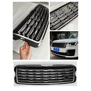 Rejilla de actualización de piezas de carrocería para Land Range Rover <span class=keywords><strong>Vogue</strong></span> L405 2013-2017 2023 rejilla frontal de edición limitada de plata negra - Product Image 4