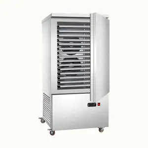 Commercial Kitchen Air Cooling Refrigeration Equipment Stainless Steel -80 Degree Food Shock Freezer Blast Chiller 15 Trays