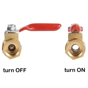 Système d'irrigation en laiton <span class=keywords><strong>eau</strong></span> Mini robinet à tournant sphérique interrupteur d'arrêt installer facilement NPT mâle <span class=keywords><strong>tuyau</strong></span> Barb <span class=keywords><strong>tuyau</strong></span> <span class=keywords><strong>tuyau</strong></span> <span class=keywords><strong>raccord</strong></span> de réservoir coupleur - Product Image 6