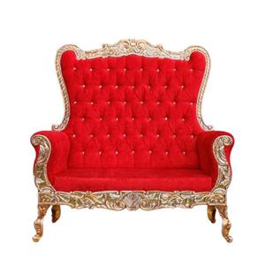 Sofá de boda para novios con respaldo alto, juego de sillas tipo trono real/muebles de boda, juego de sofás modernos para banquetes - Product Image 1