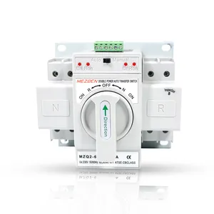 Wenzhou Fábrica Fornecedor AC 400V 10 16 20 25 32 40 50 63 Amps Duplo Fonte de Alimentação 2 Pólo Interruptor De Transferência Automática ATS