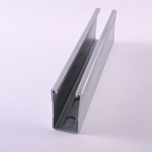 Acero de canal único galvanizado con agujeros ranurados sísmicos de excelente calidad - Product Image 4