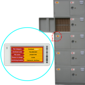 4 Color Screen <b>Electronic</b> Table <b>Sign</b> Conference System Smart Office Solution E Ink Display Nameplate <b>Electronic</b> E-Ink Display - Product Image 1