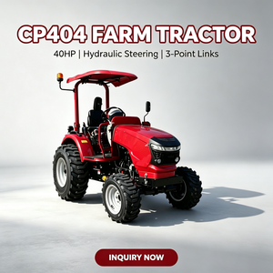 <span class=keywords><strong>Tracteur</strong></span> agricole compact 4x4 diesel CP404 à embrayage monophasé 8+2 vitesses pour l'agriculture - Product Image 1