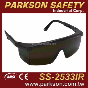 Gafas de Seguridad de Nailon Ajustables Anti-IR Infrarrojas PARKSON SAFETY, Protector Ocular con Certificación CE EN166 EN169 ANSI Z87.1 - Product Image 2