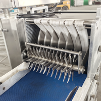 Máquina Cortadora Eléctrica Automática de Carne Fresca y Queso, Componente de Motor Central de 2.2KW, Capacidad de 0.9t/h, para Tocino Congelado, 1 Año de Garantía