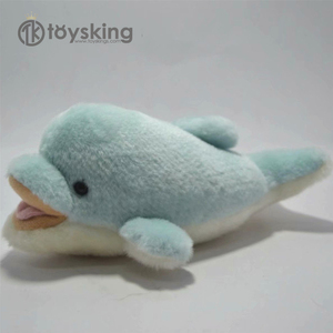 Peluche de <span class=keywords><strong>Dauphin</strong></span> Bleu Rose Personnalisée de Haute Qualité pour Bébé, Jouet en Peluche Doux Animaux Marins avec Rembourrage en Coton PP pour - Product Image 1