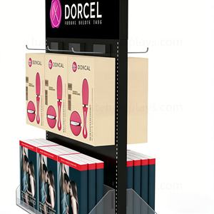 Exhibidores Giratorios de 360° para Tiendas de Artículos para Adultos, con Estantes Acrílicos, Organizador para Novedades, Juguetes Sexuales, DVD en Tiendas Privadas - Product Image 5