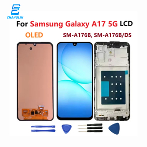 Pantalla LCD OLED Original al por Mayor para <span class=keywords><strong>Samsung</strong></span> <span class=keywords><strong>Galaxy</strong></span> <span class=keywords><strong>A17</strong></span> 4G SMA175 5G SMA176B, Digitalizador, Ensamblaje Completo, Pieza de Reparación para Teléfono Móvil - Product Image 3