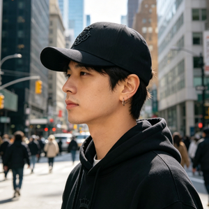 Gorra de Béisbol Negra Clásica de Alta Calidad con Bordado Premium, Transpirable, con Logotipo Personalizado para Hombres y Mujeres, para Actividades al Aire Libre - Product Image 6