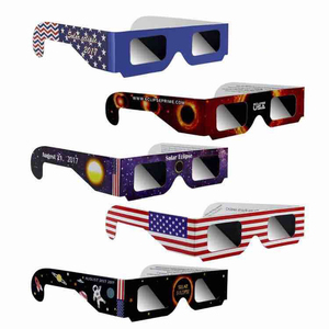 Voll-farbe Druck Angepasst 2*250g Karton Solar Eclipse Gläser Sonnenbrille - Product Image 4