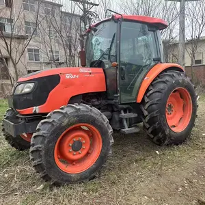 Tracteurs d'occasion Kubota M9540 95HP 4WD roue ferme verger tracteur compact Japon machines agricoles pièces de rechange