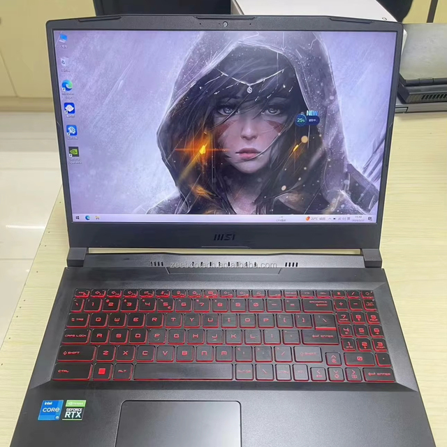Best Trade Used for MSI Katana GF66 15.6 Gaming Laptop Intel I7-12700H 16GB 512GB RTX 3060 Dual Core Wireless English Keyboard