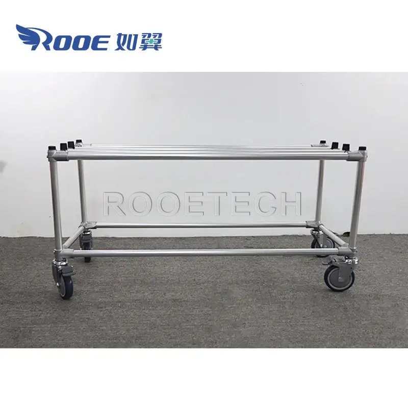 GA103 Factory Price Funeral Equipment Church Cart Aluminum Alloy Coffin Trolleys for Casket