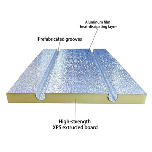 <span class=keywords><strong>Panel</strong></span> de calefacción de suelo de tablero <span class=keywords><strong>radiante</strong></span> XPS laminado de papel de aluminio extruido de diseño moderno para hoteles, apartamentos, geotérmico empotrado - Product Image 2