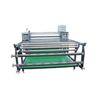 Presse à transfert thermique automatique à tambour de 60 cm, rouleau de 170 cm pour la sublimation textile, état neuf