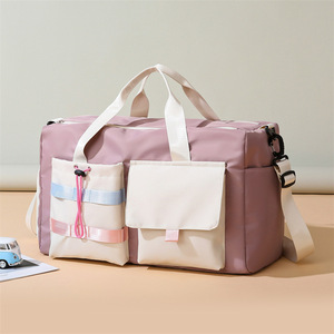 Borsa da Viaggio Leggera in Nylon Resistente all'Acqua, Borsa Sportiva Pieghevole per <span class=keywords><strong>Palestra</strong></span>, Bagaglio a Mano per Weekend, Personalizzabile OEM - Product Image 1
