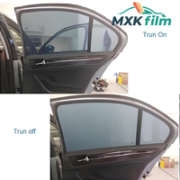 Film intelligent pour vitres, film de confidentialité commutable, film décoratif pour fenêtres, film teinté intelligent noir, film teinté intelligent pour voiture
