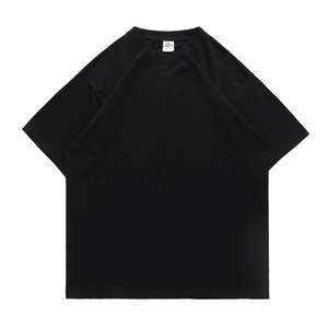 T-shirt in Cotone Pettinato Puro 260g, Senza Cuciture, Collo a O, Vestibilità Rilassata, Design con Spalle Scese, Lavorazione Tubolare, Senza Cuciture Laterali, Maniche Corte - Product Image 5