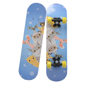 Planche à roulettes personnalisée 24x6 pouces en bois <span class=keywords><strong>d</strong></span>'érable pour enfant <span class=keywords><strong>d</strong></span>ébutant, <span class=keywords><strong>prix</strong></span> bas Offre Spéciale - Product Image 2