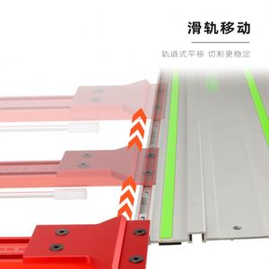 OEM Tebak W-51 : Guide <span class=keywords><strong>parallèle</strong></span> pour le travail du bois, règle de mesure, rail de traçage et crayon de traçage pour le travail du bois, pour la mesure sur les carreaux et le bois - Product Image 4