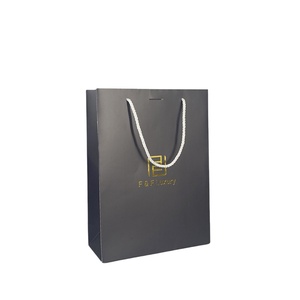 CMYK Printing Customized Logo Paper Bags With Handles <b>Ribbon</b> Bow <b>Wedding</b> Gift Paperbag Packaging Boutique Bags - Product Image 2