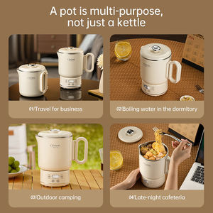 <span class=keywords><strong>Bouilloire</strong></span> électrique portable SUS pour hôtels, chauffage rapide, arrêt automatique, <span class=keywords><strong>bouilloire</strong></span> électrique de voyage pour usage domestique - Product Image 2