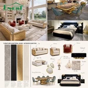Console d'entrée en laiton plaqué or italien avant-gardiste, ensemble <span class=keywords><strong>de</strong></span> meubles sur piédestal <span class=keywords><strong>de</strong></span> luxe Art Déco pour projets hôteliers 5 étoiles et villas - Product Image 4