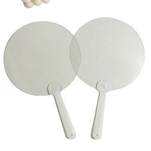 Mini éventail transparent personnalisé 5x5cm pour publicité d'idoles - Product Image 1