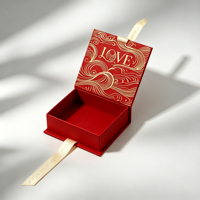 Boîtes cadeaux rigides de luxe de haute qualité, neuves, personnalisées, pour la présentation de cadeaux de mariage, avec fermeture à ruban