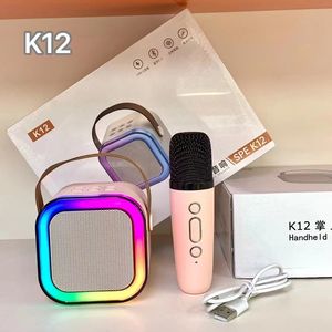 Mini Altavoz Inalámbrico K12 con Iluminación LED RGB, Carcasa de Plástico, <span class=keywords><strong>Karaoke</strong></span> Portátil para Niños con Micrófono - Product Image 6