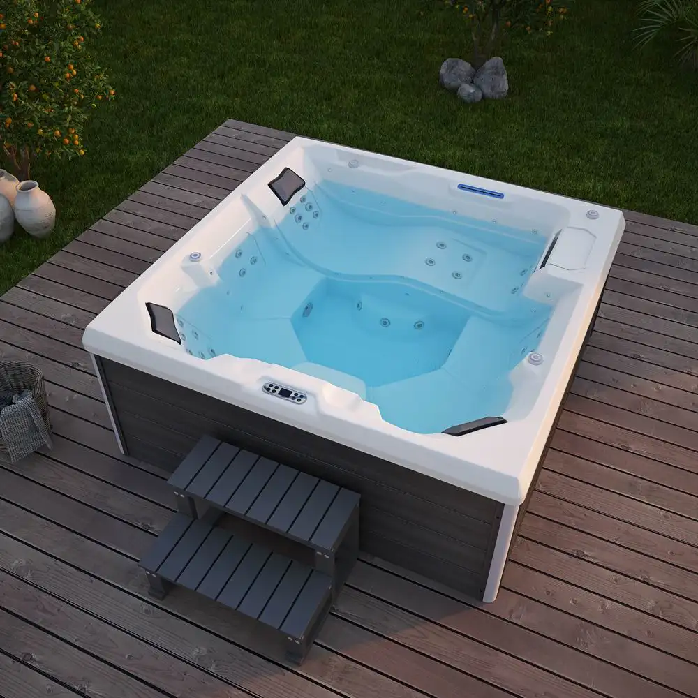 Jacuzzi al aire libre a la venta precio barato de lujo acrílico bañeras de hidromasaje sexy hidro masaje Balboa jacuzzi spa jacuzzis