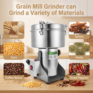 Boou Grain Spices 3800w Powder 2500g Capacity <strong>Electric</strong> Dry Food Bean Commercial Coffee <strong>Grinder</strong> <strong>Machine</strong> - Product Image 3