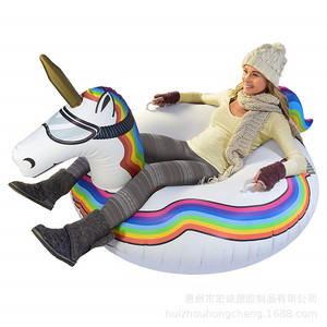 Unicorn Snow Tube 120cm Inflatable PVC Adult Outdoor Winter Sled - Product Image 3