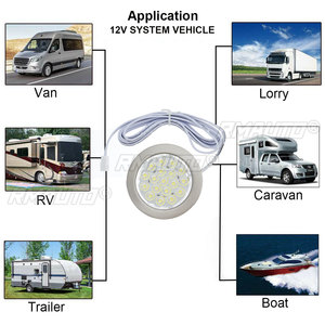 2 Luces LED de 12V para Interior de Coche, Luces de Lectura para Caravana, Autocaravana, RV, Lámparas para Armario - Product Image 3
