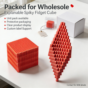 Cube Fidget Twisty, jouets sensoriels imprimés en 3D pour enfants, adolescents, adultes, jouets de bureau, cadeaux anti-stress, rentrée scolaire - Product Image 3